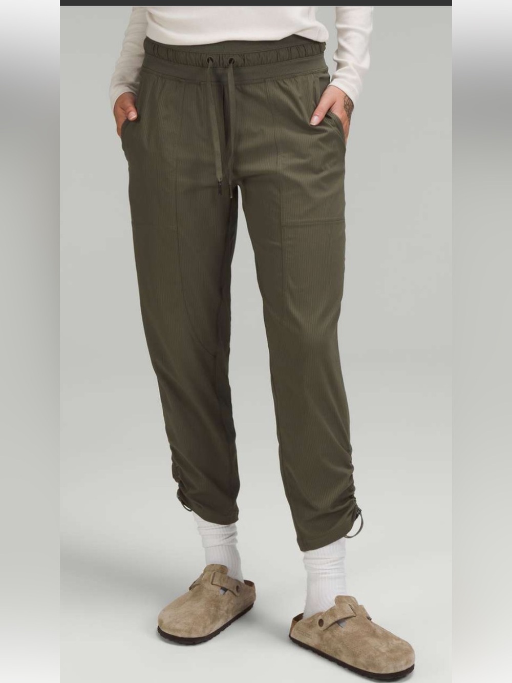 lululemon athletica Dance Studio Mid-Rise Cropped Pants - Army Green